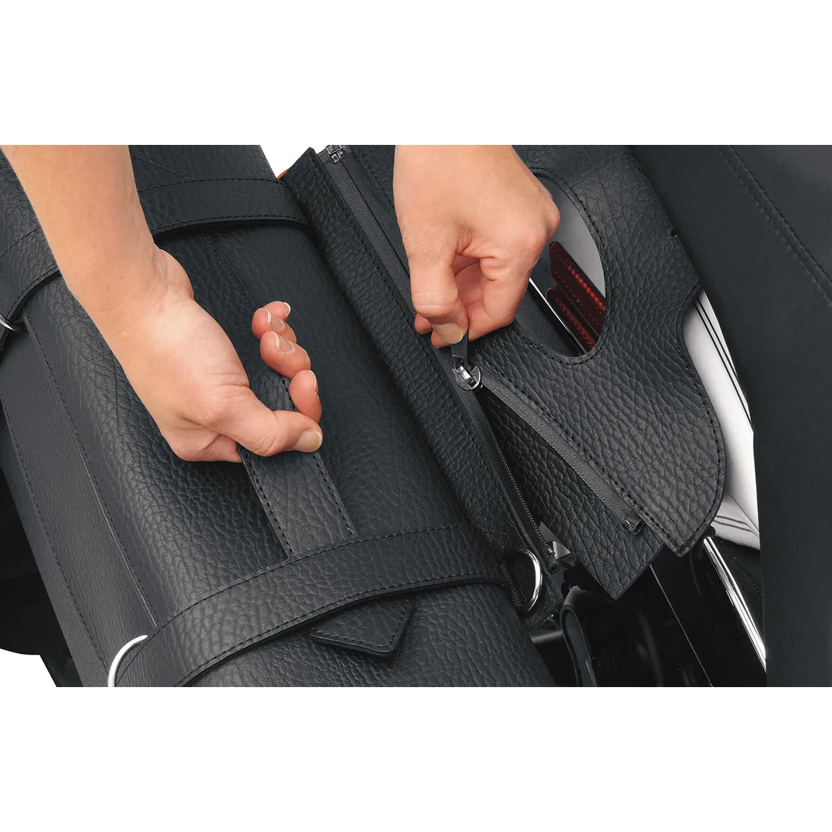 SADDLEMEN Highwayman Tattoo Saddlebags