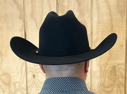Serratelli 20X Montana Black Fur Felt Cowboy Hat