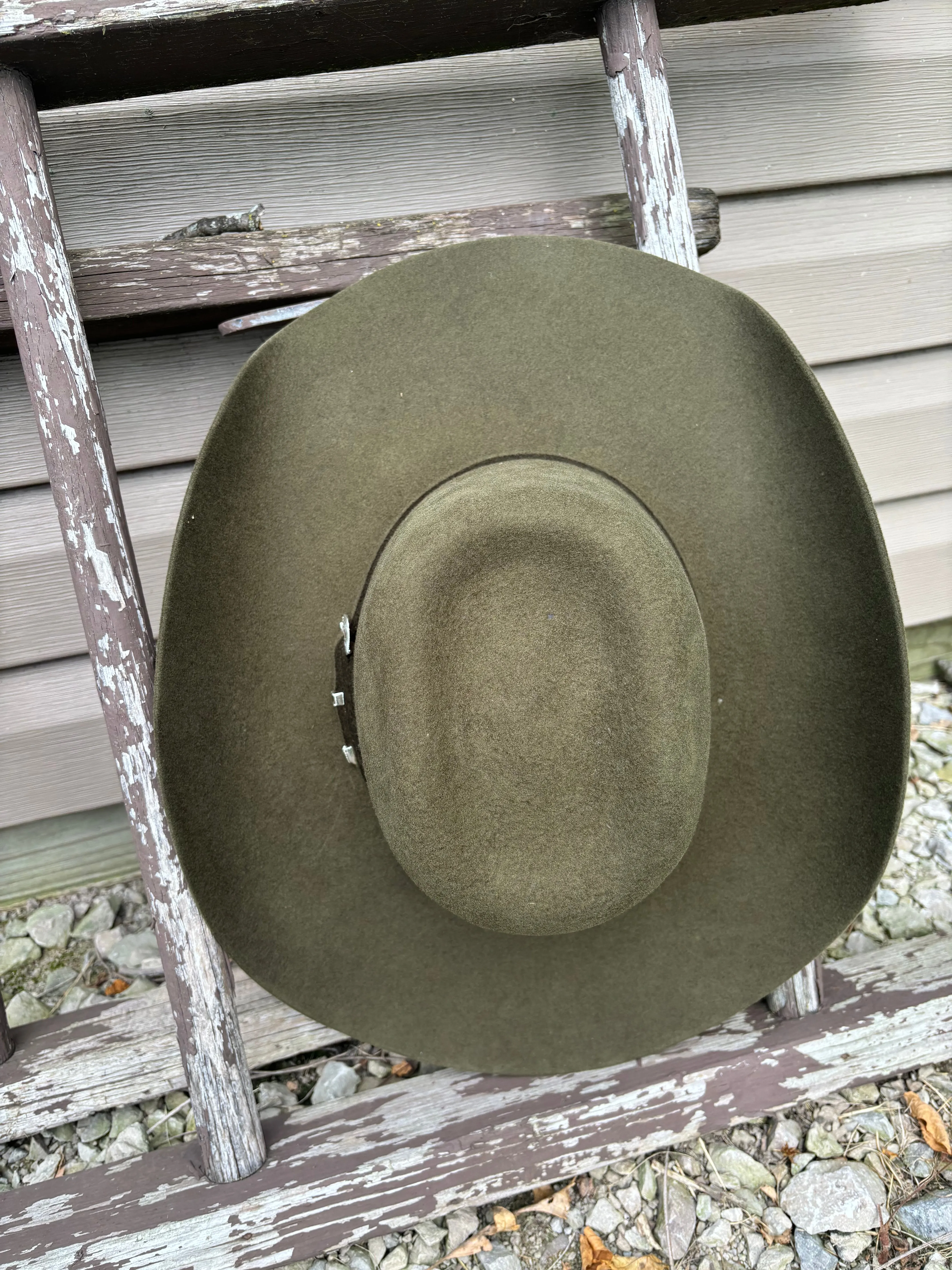 Serratelli Mesa Olive Pure Wool Cowboy Hat