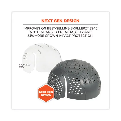 Skullerz 8945f(x) Universal Bump Cap Insert - Extra Venting, Charcoal, Ships In 1-3 Business Days