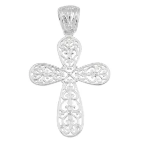 Small Filigree Cross Pendant