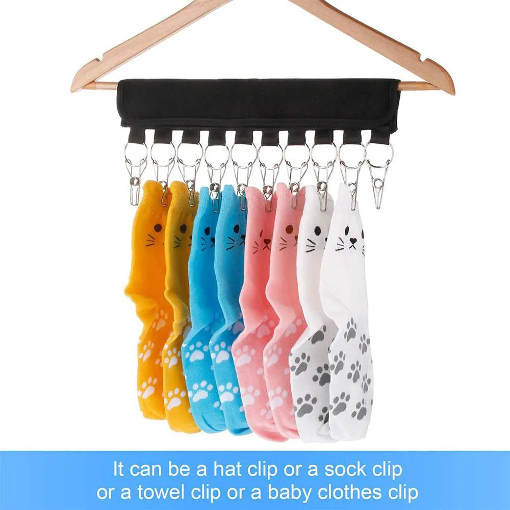 Space Saving Hat Organizer with Clips