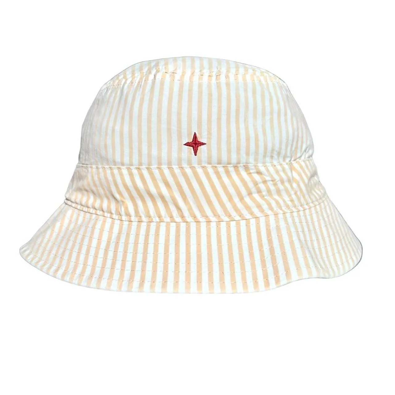 Stone Island Marina Orange Striped Bucket Hat