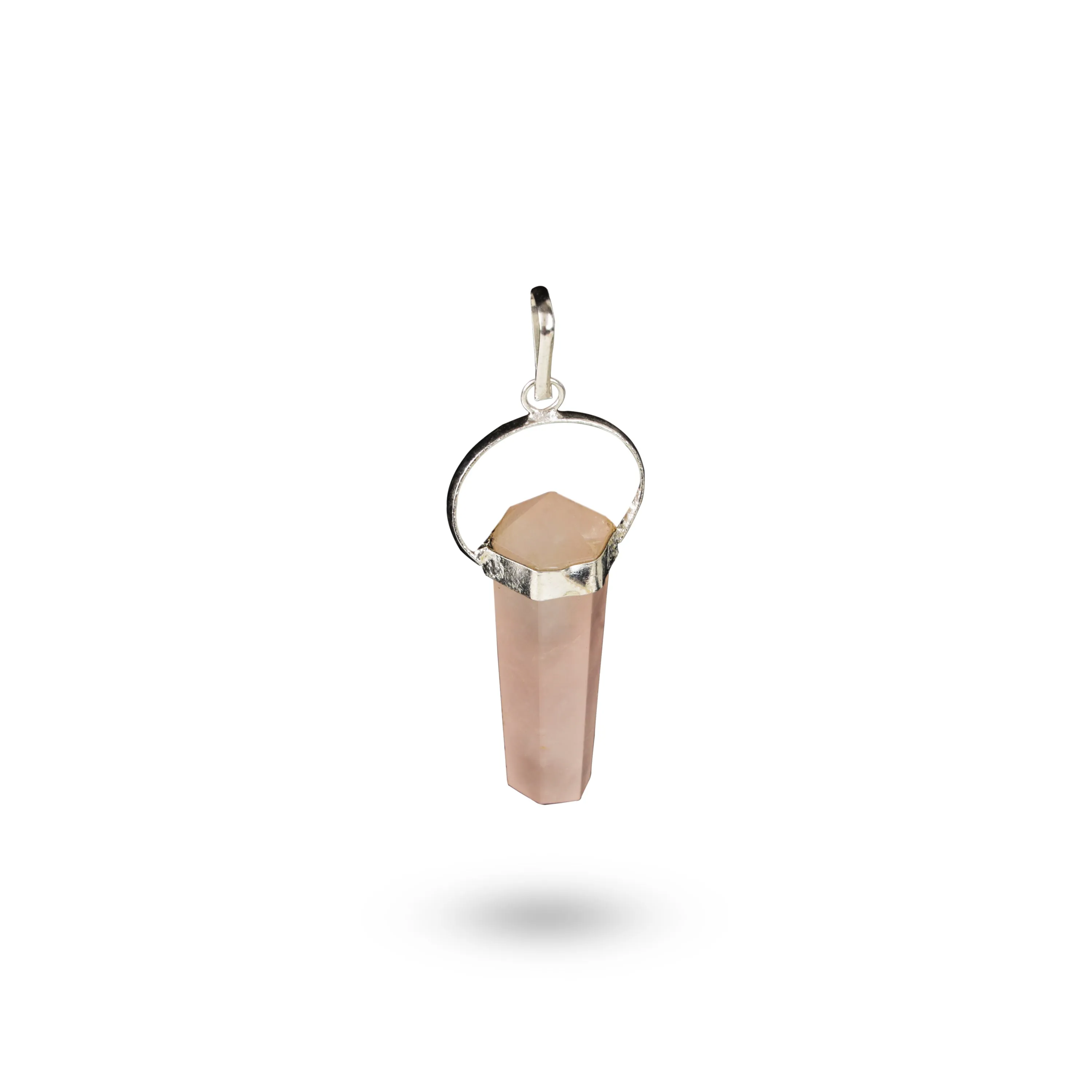 Stone Pendant - Double Point | Crystal Dollar/ Pencil Locket for Men & Women