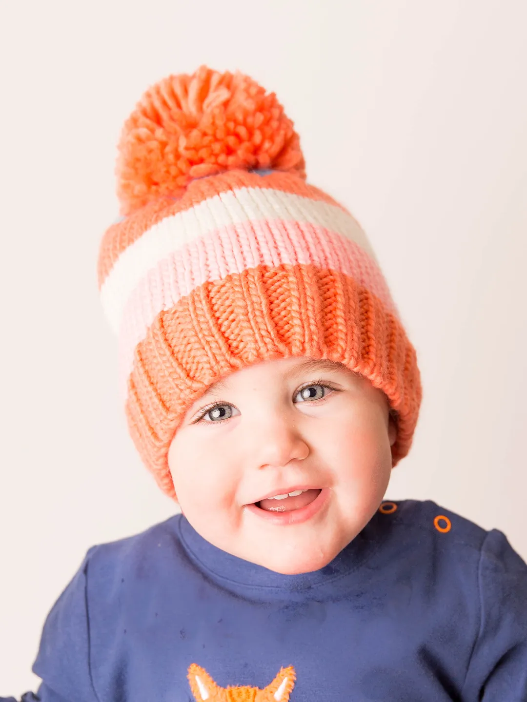 Striped Bobble Hats