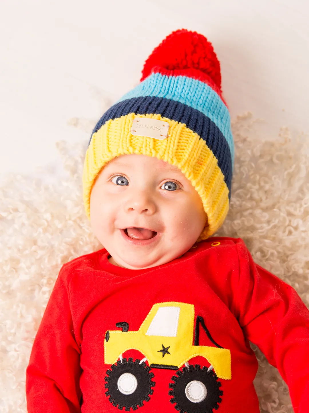 Striped Bobble Hats