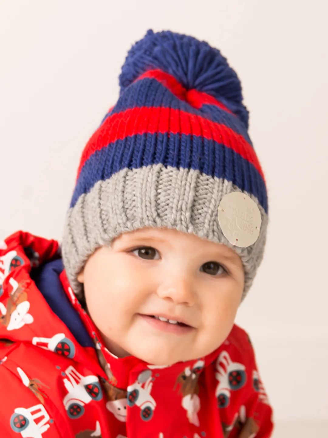 Striped Bobble Hats