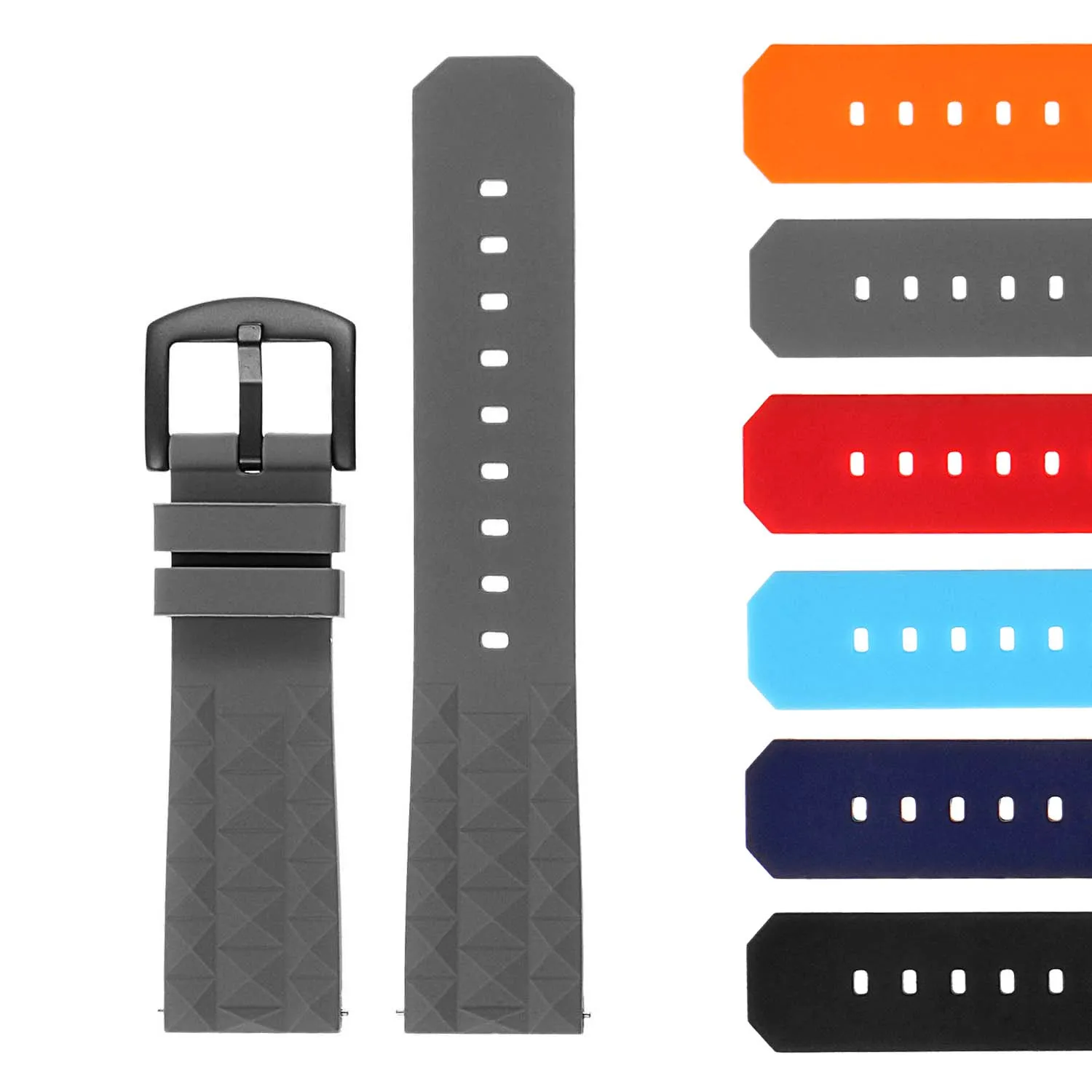 Super Waffle Rubber Strap for Samsung Gear S3 Frontier