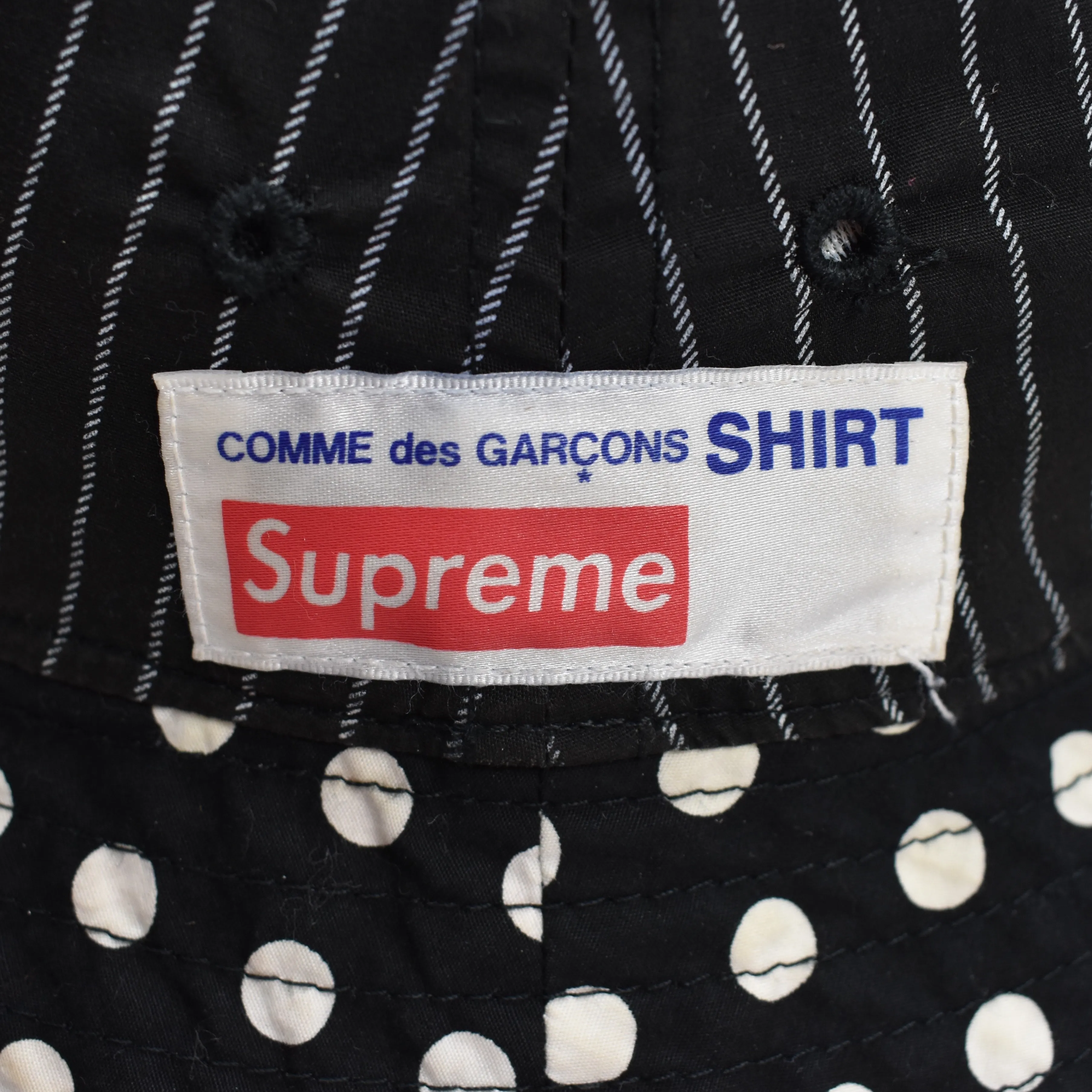 Supreme x Comme des Garcons - Reversible Bucket Hat