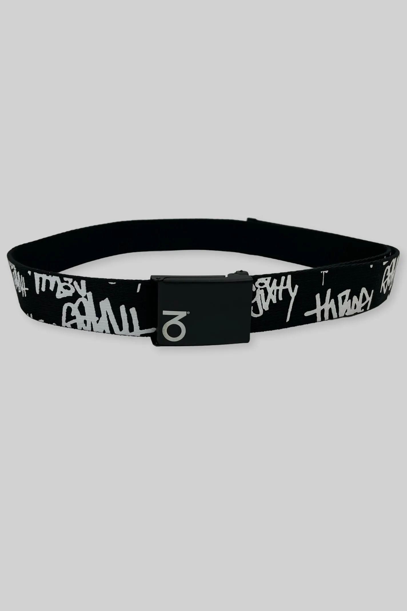 Tag Canvas Belt (Black/White)