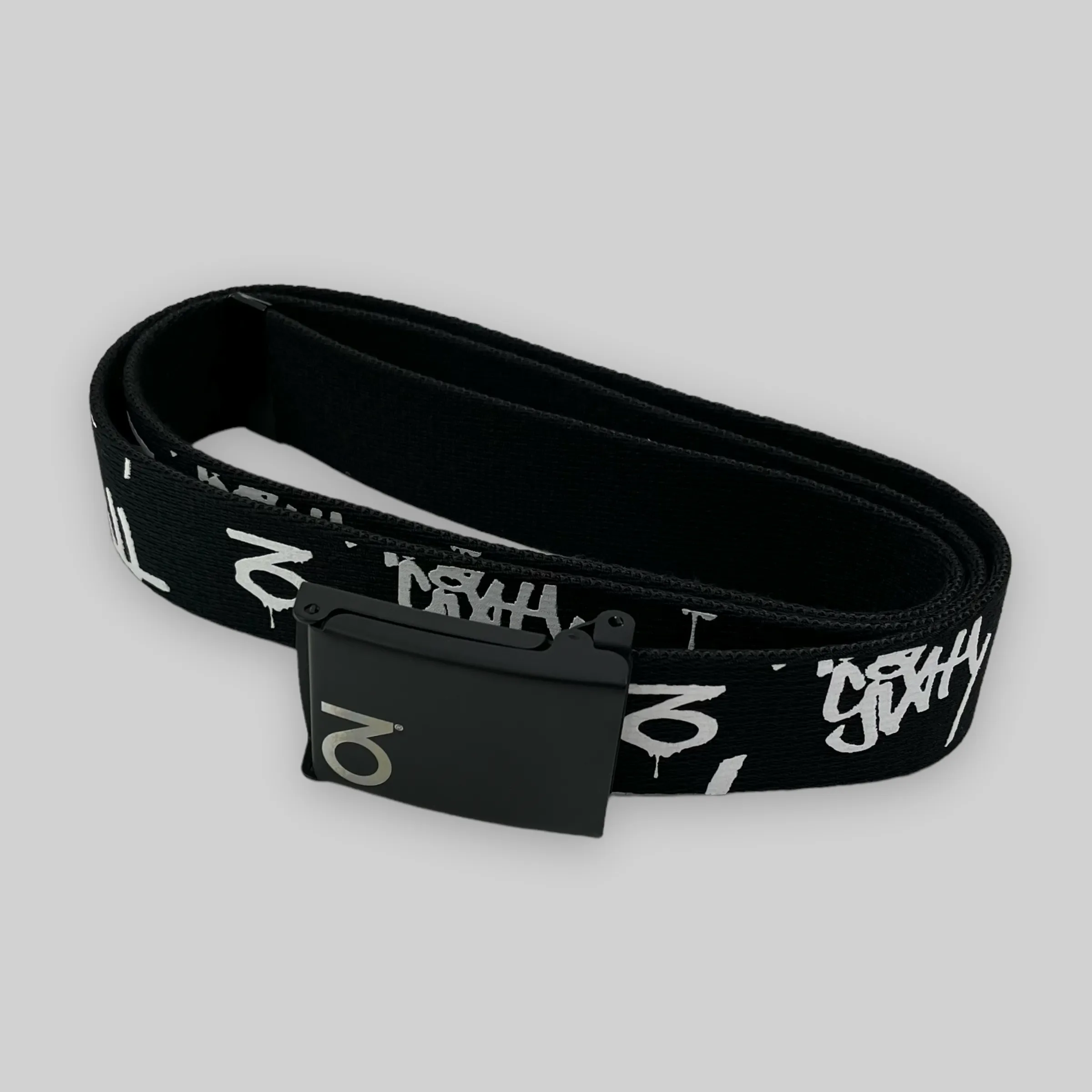Tag Canvas Belt (Black/White)