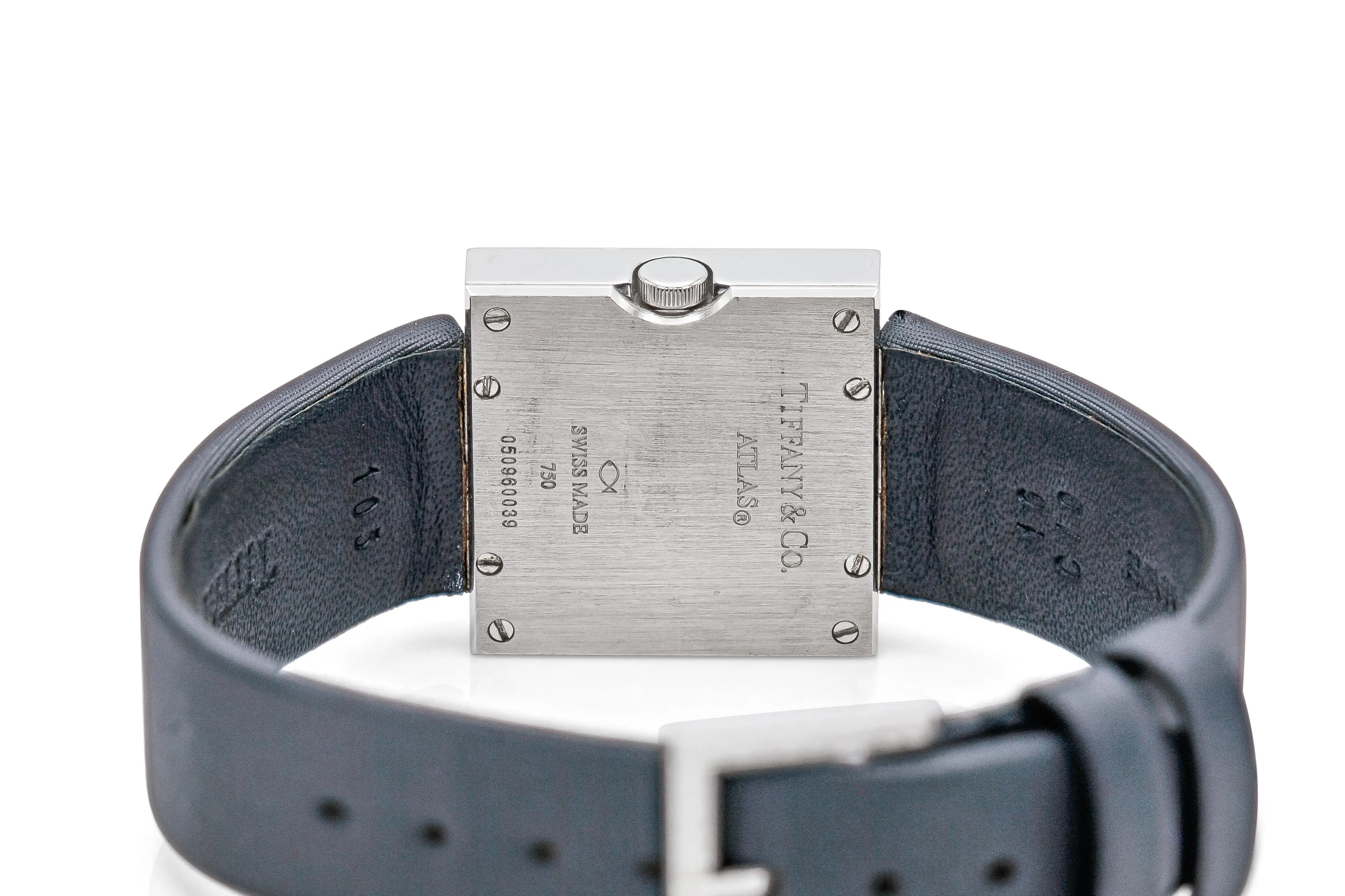 Tiffany & Co. Atlas White Gold Watch with Diamonds