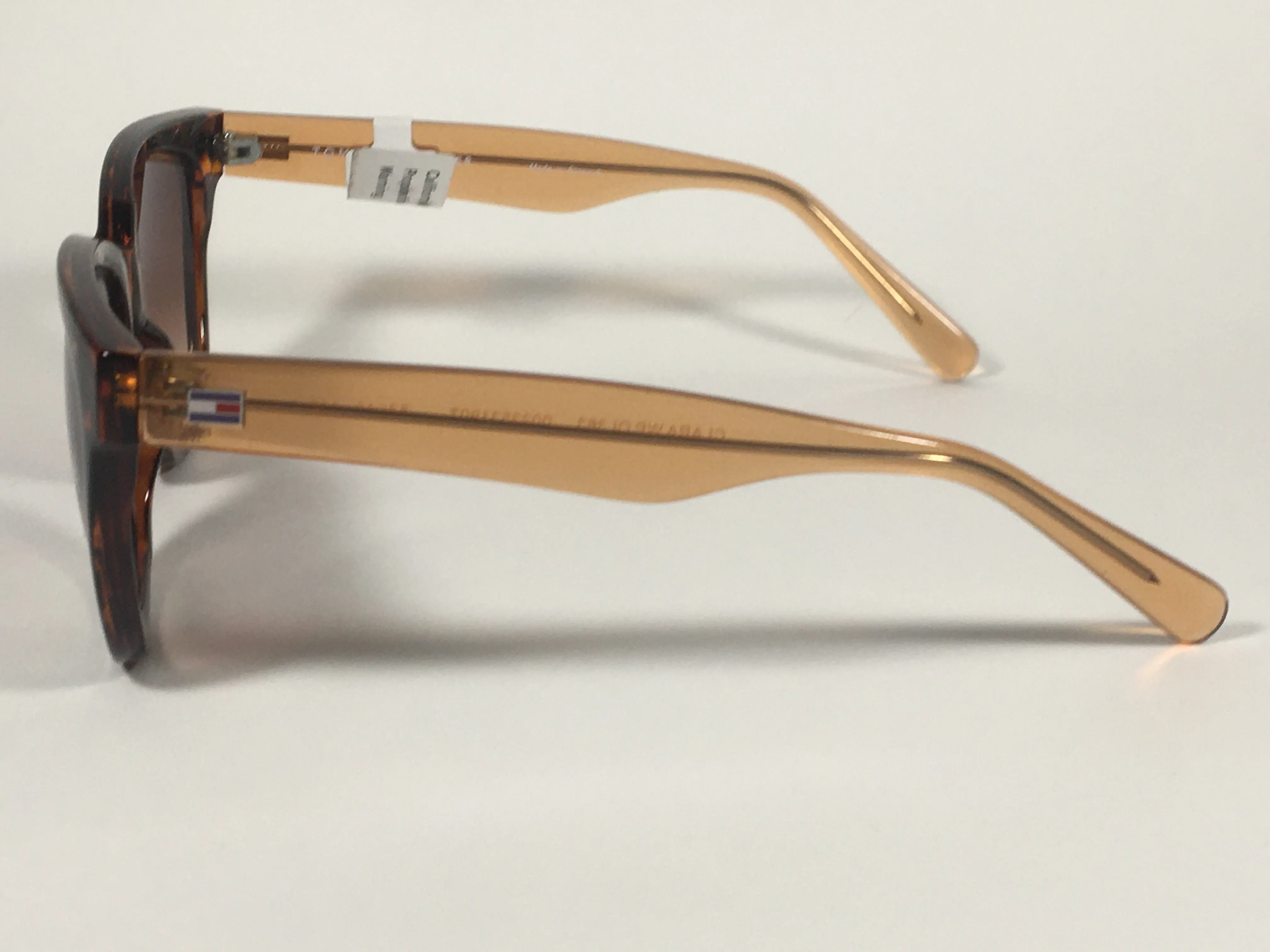 Tommy Hilfiger Clara Square Sunglasses Brown Tortoise Brown Gradient Lens CLARA WP OL363