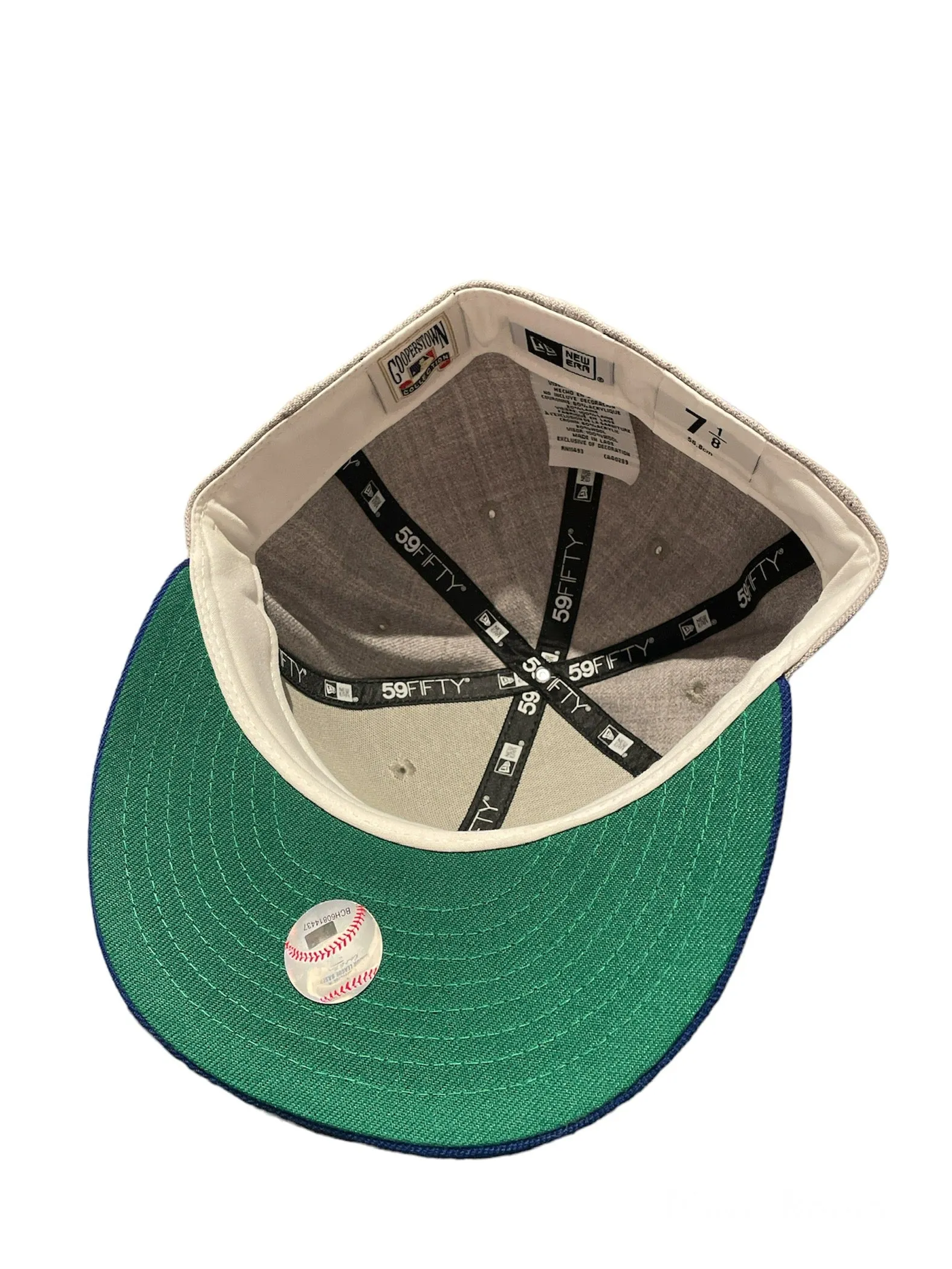 Toronto Blue Jays 1993 World Series Authentic Cooperstown Collection 59FIFTY Fitted Hat - Gray/Royal