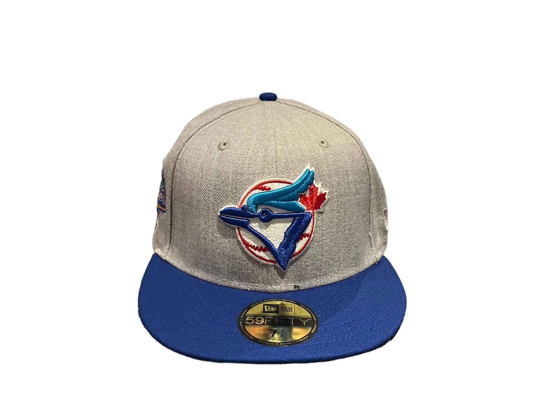 Toronto Blue Jays 1993 World Series Authentic Cooperstown Collection 59FIFTY Fitted Hat - Gray/Royal