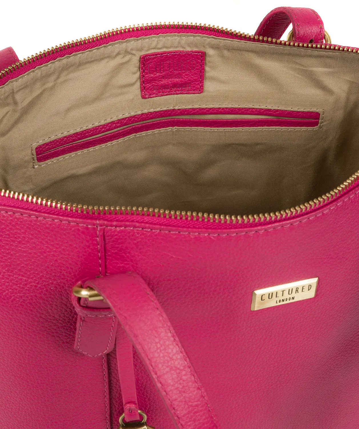 'Trinity' Cabaret Leather Tote Bag