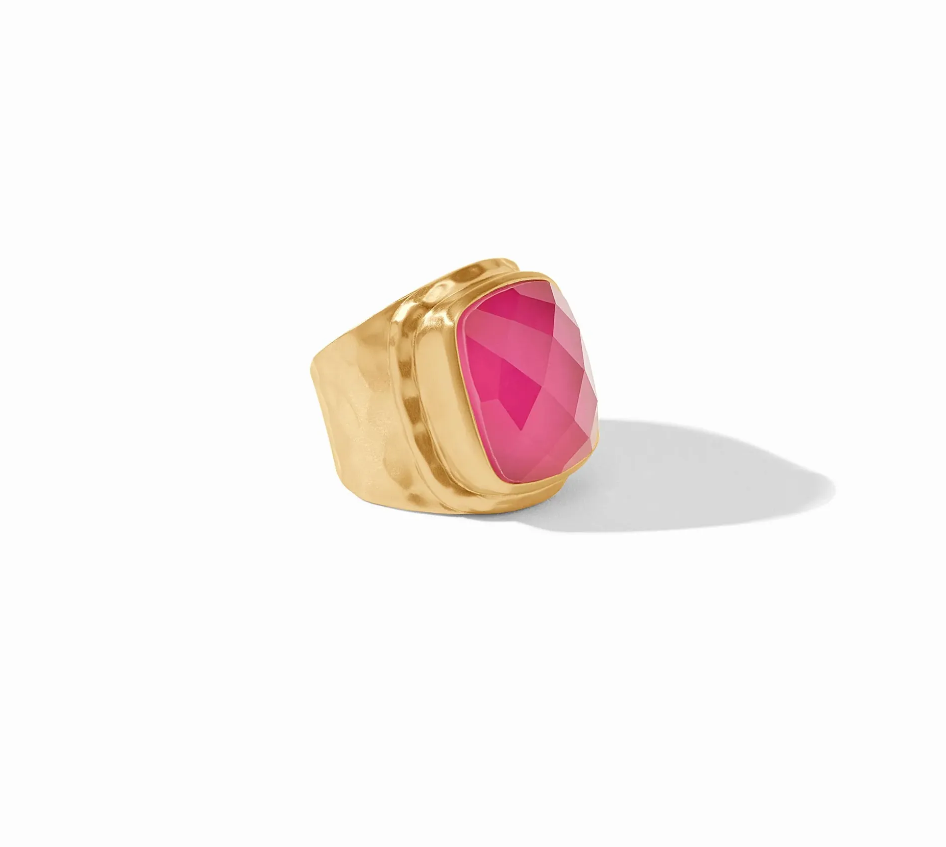 Tudor Statement Ring - Iridescent Raspberry - Julie Vos