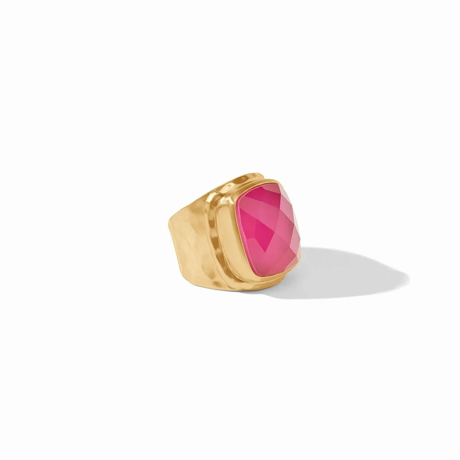 Tudor Statement Ring - Iridescent Raspberry