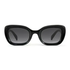 Turin - Black Shiny - Grey Gradient Lens