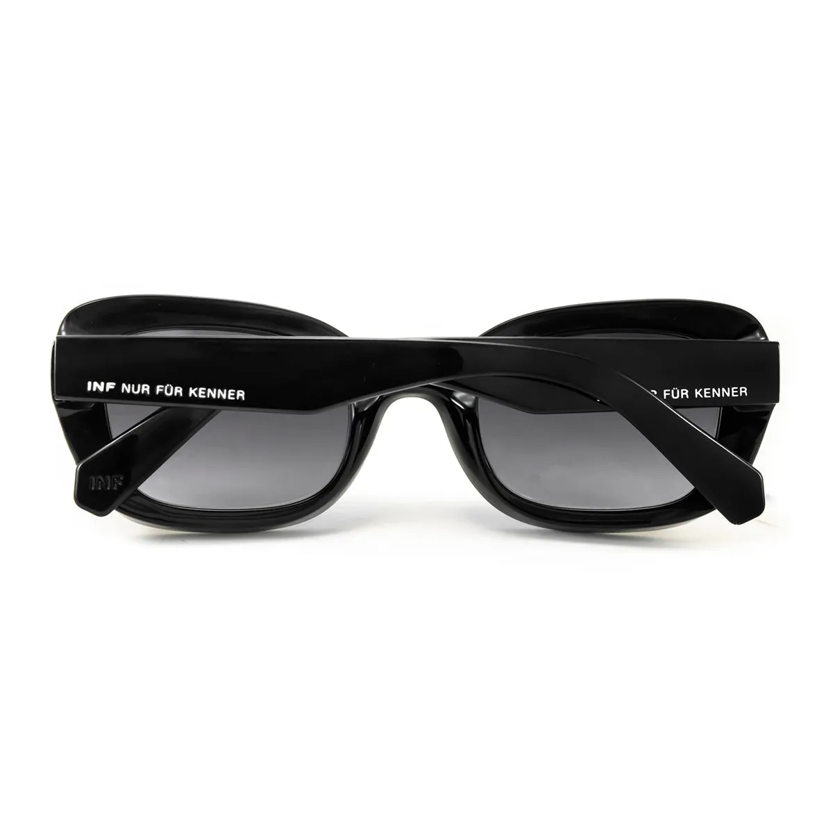 Turin - Black Shiny - Grey Gradient Lens
