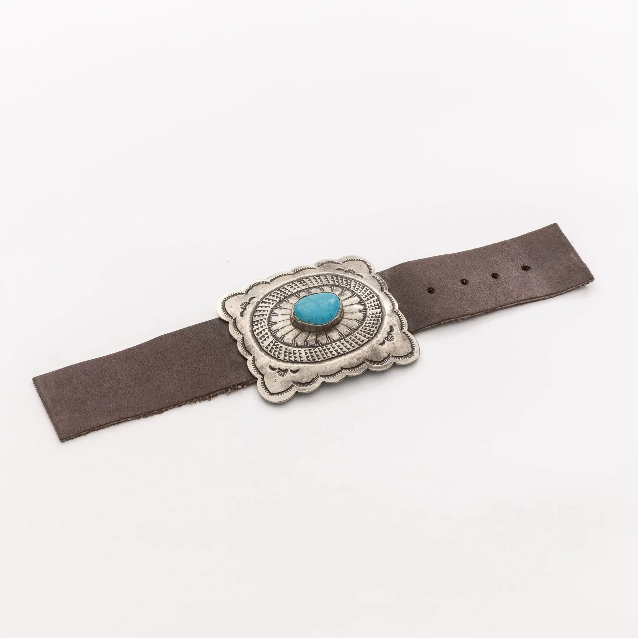 Turquoise Fluted Buckle