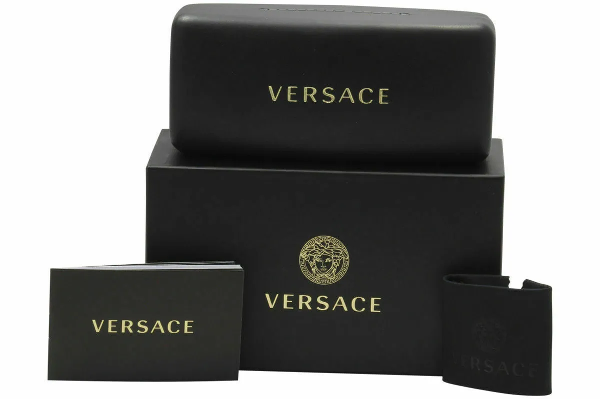 Versace 54mm Oval Sunglasses Burgundy / Brown Gradient Lens