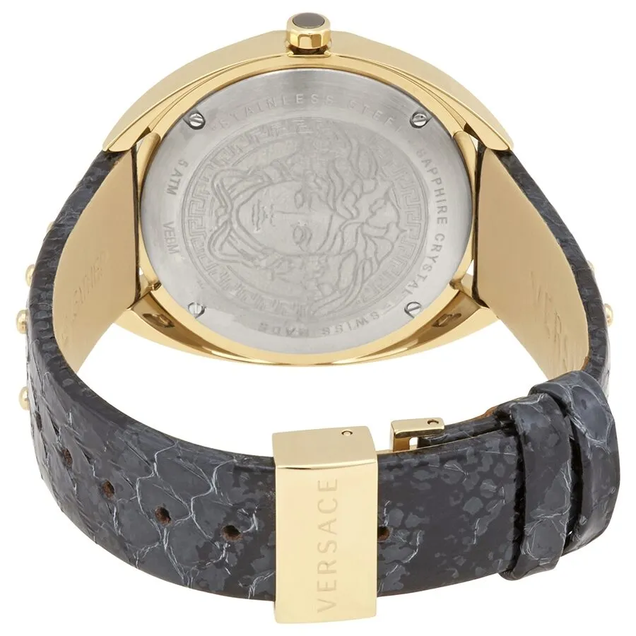 Versace Shadov Quartz Champagne Dial Ladies Watch VEBM00318