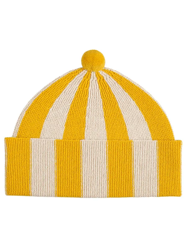 Vertical Stripe Hat Black & Cossack