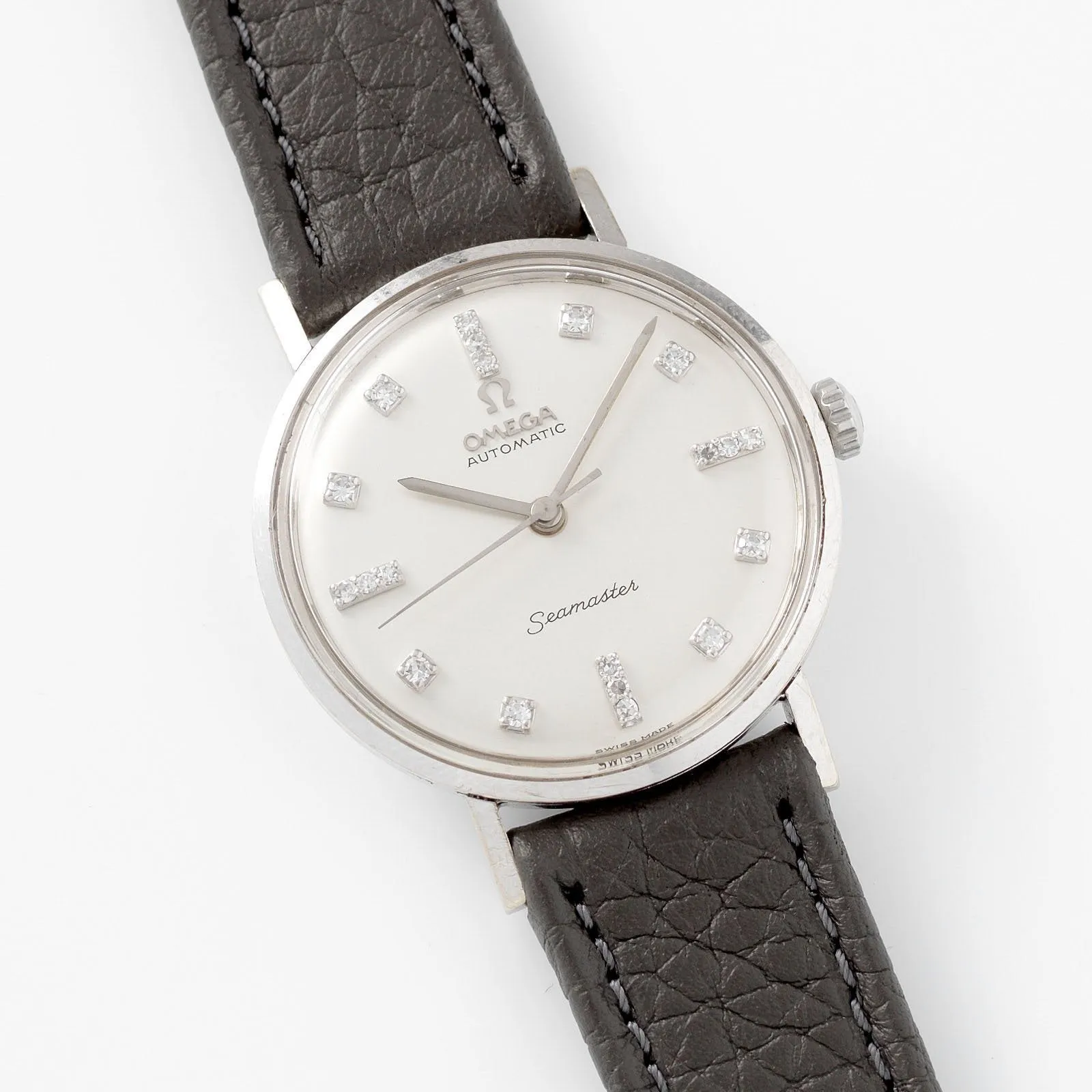 Vintage Omega White Gold Seamaster Dress Watch