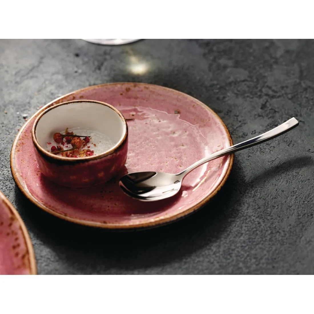 VV2585 Steelite Craft Raspberry Plate Coupe 153mm (Pack of 12)