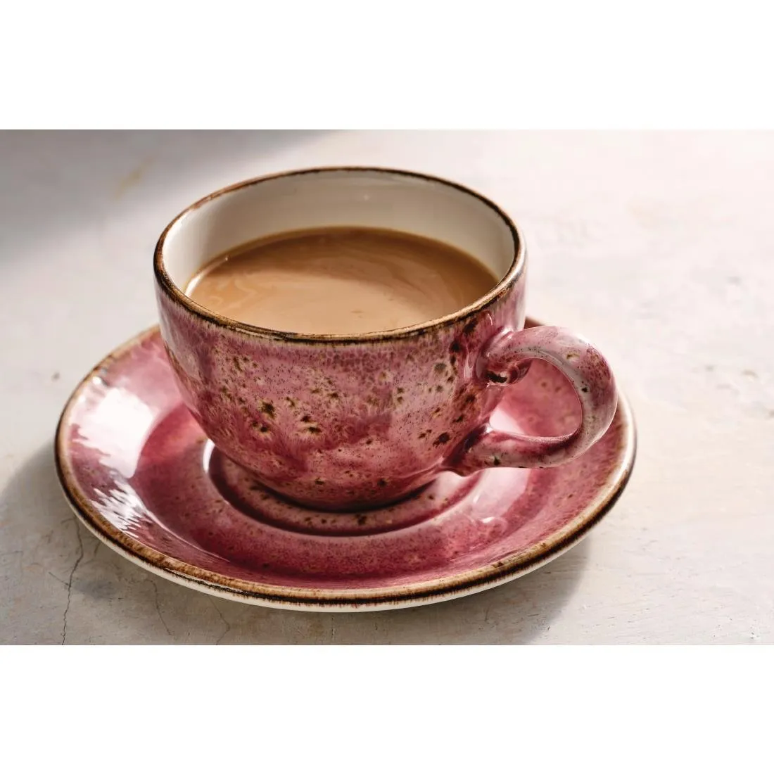 VV2593 Steelite Craft Raspberry Cups Low Emp 228ml 8oz (Pack of 12)