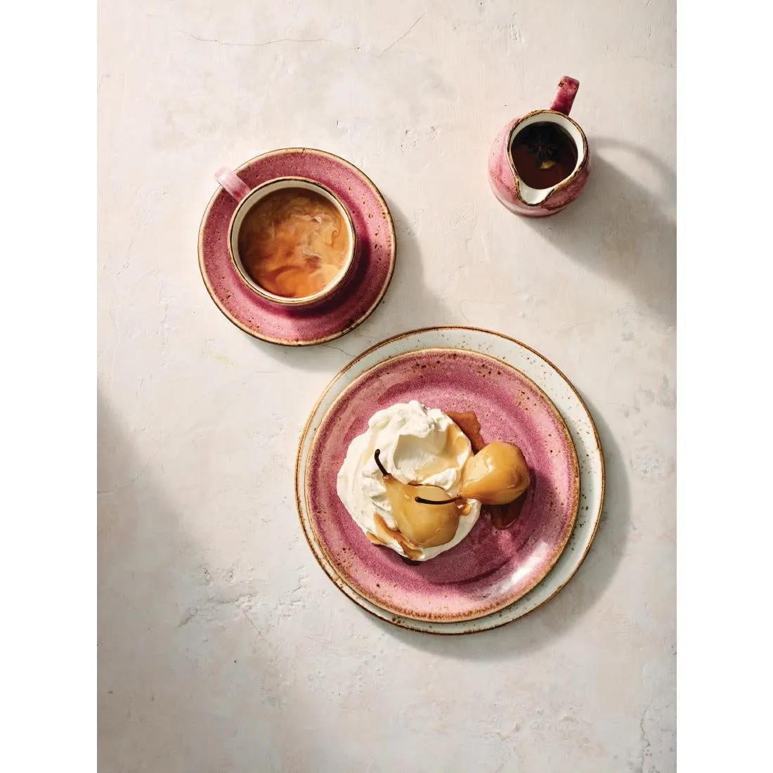 VV2593 Steelite Craft Raspberry Cups Low Emp 228ml 8oz (Pack of 12)