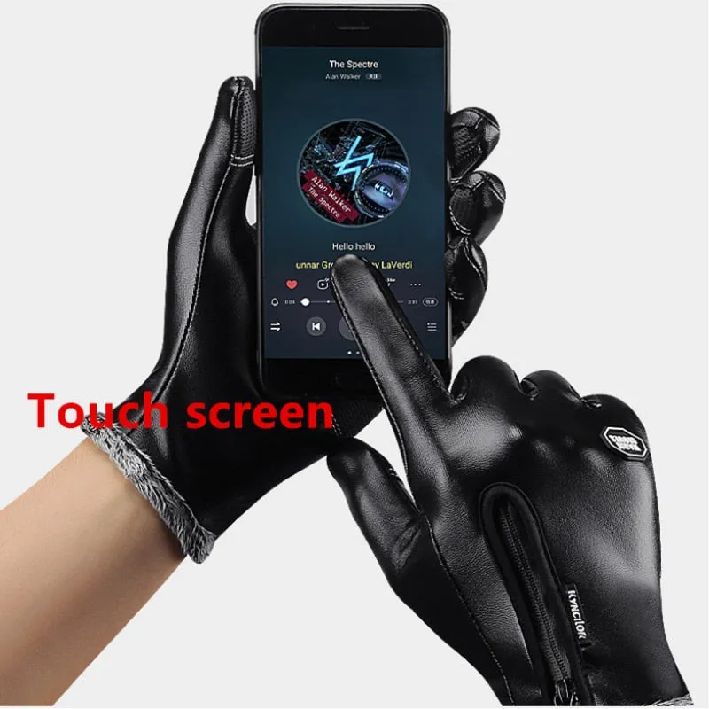 Winter Leather Gloves