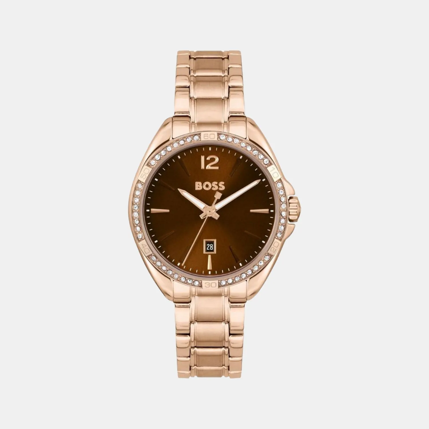 Women Brown Analog Stainless Steel Watch 1502621