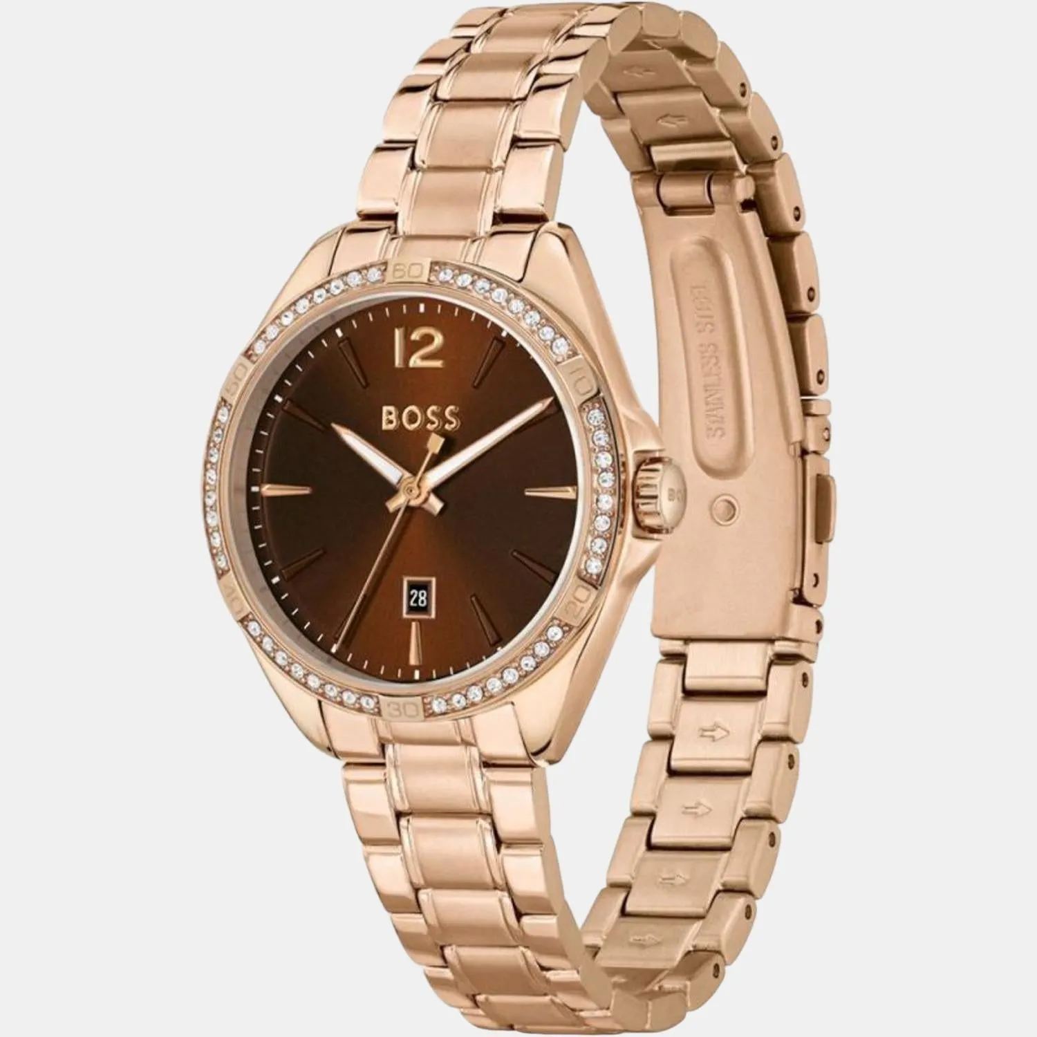 Women Brown Analog Stainless Steel Watch 1502621