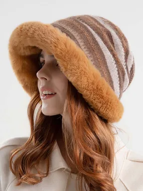 Women Winter Knitted Wool Liner Hat