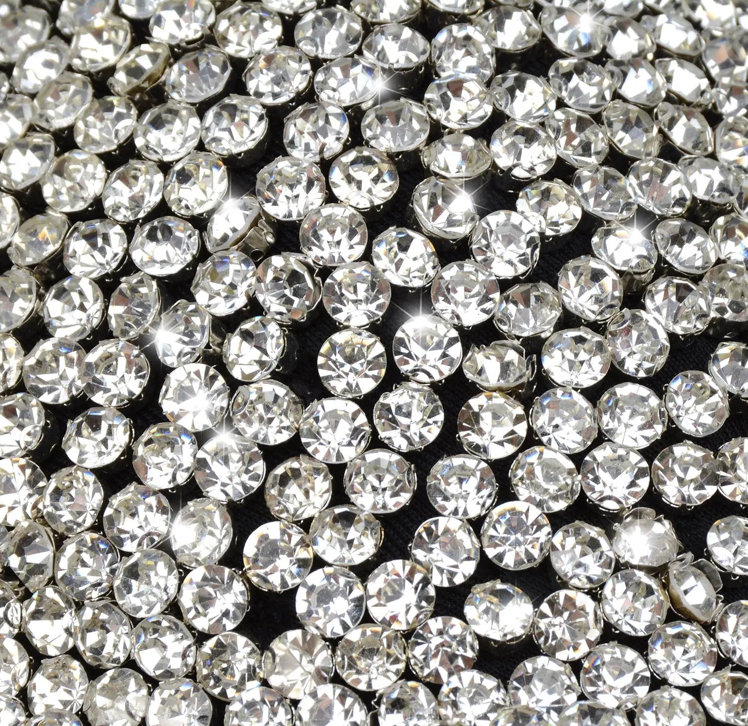 Women's Rhinestone Diamond Bustier Crop Top Bra